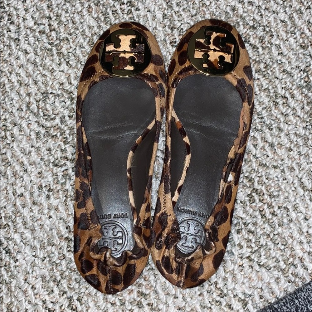 Tory Burch cheetah flats